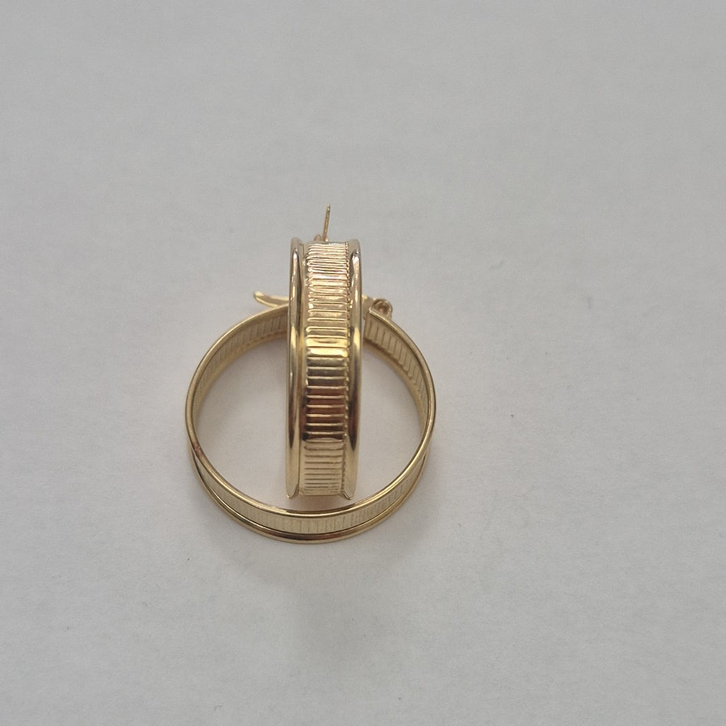 ARRACADAS PAR ORO 10 K 4,60 GRMS (SEMINUEVO)
