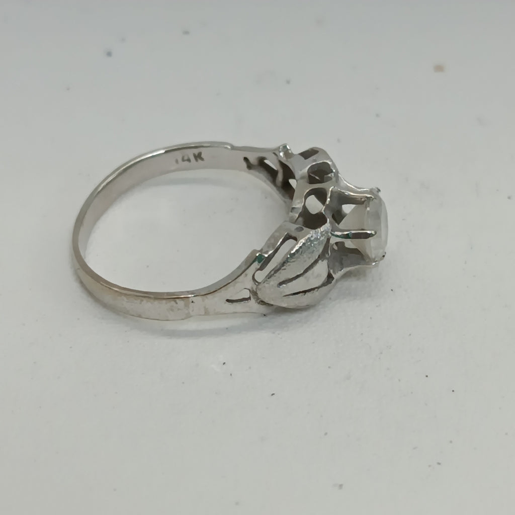 SOLITARIO ORO BLANCO 14 K 2,30 GRMS (SEMINUEVO)