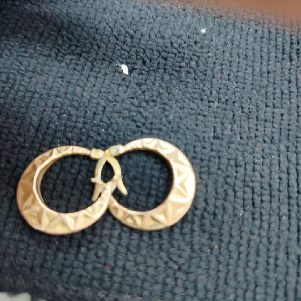 ARRACADAS PAR ORO COMBINADO 10 K 1,50 GRMS (SEMINUEVO)