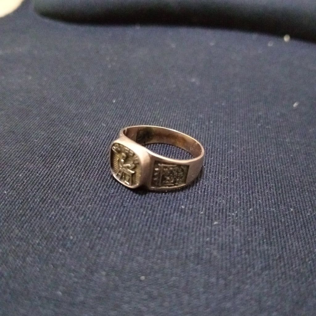ANILLO DE GRADUACIÓN ORO 8 K 2.5 GRMS (SEMINUEVO)
