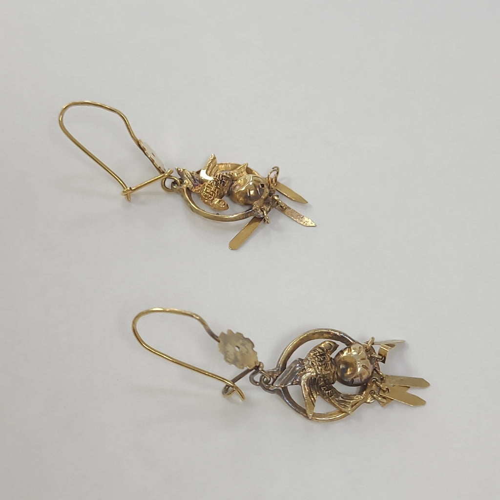 ARETES PAR ORO 10 K 2.1 GRMS (SEMINUEVO)