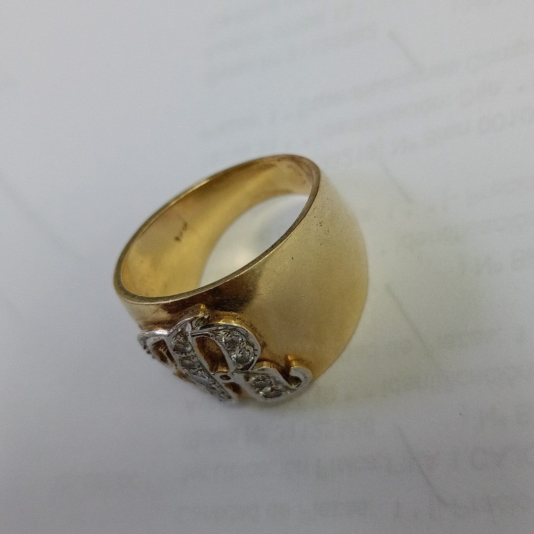 ANILLO ORO 14 K 10,80 GRMS (SEMINUEVO)