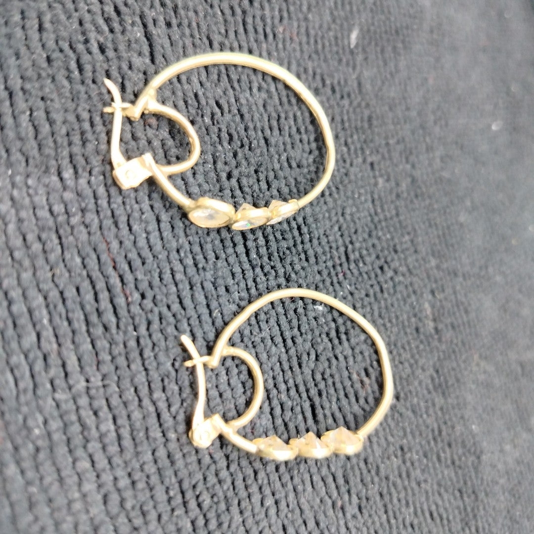 ARRACADAS PAR ORO 10 K 5,00 GRMS (SEMINUEVO)