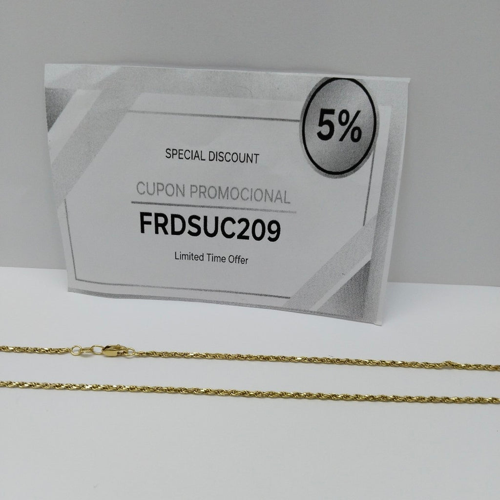 CADENA ORO 10 K 5,40 GRMS (SEMINUEVO)