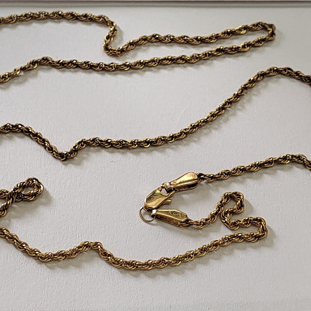 CADENA ORO 14 K 4.9 GRMS (SEMINUEVO)