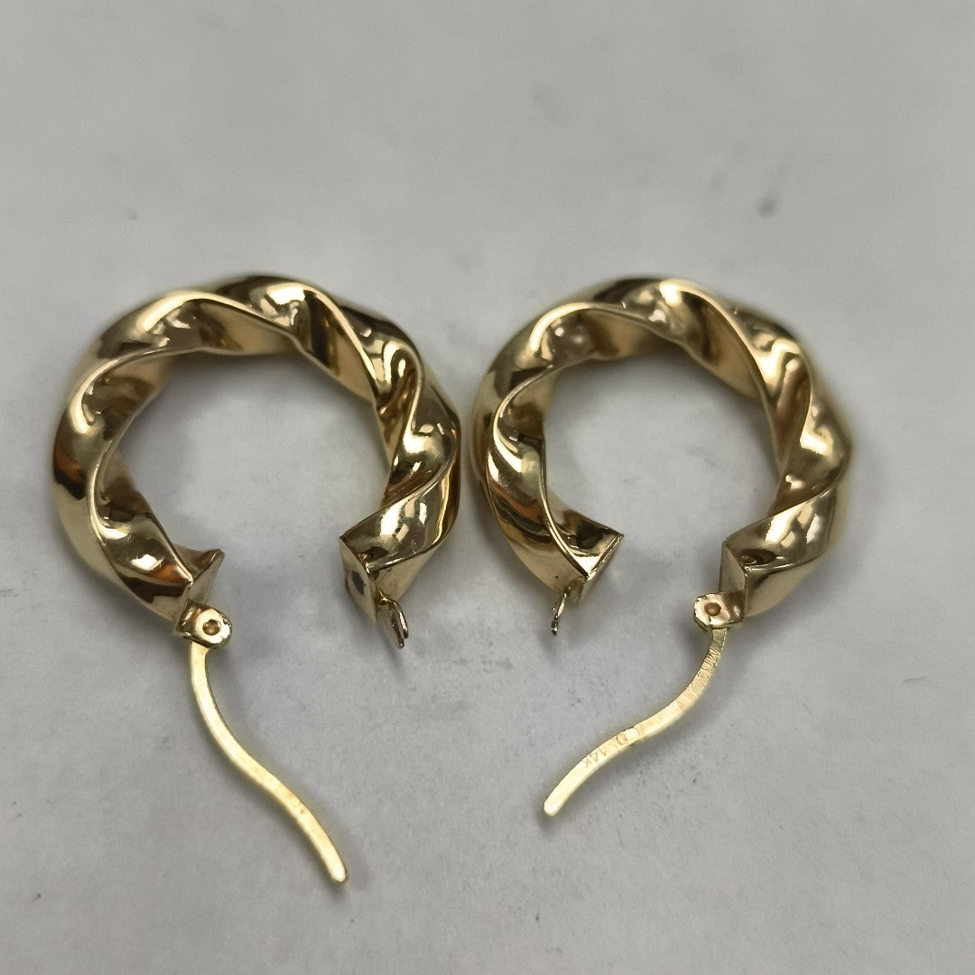 ARRACADAS PAR ORO 14 K 4.8 GRMS (SEMINUEVO)