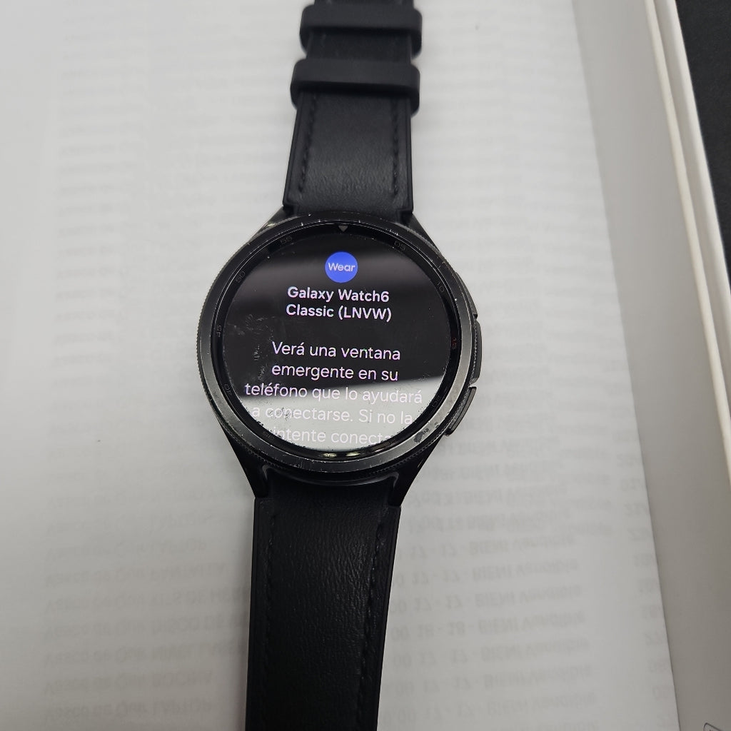 SMARTWATCH SAMSUNG GALAXY WATCH 6 CLASSIC SM-R960 47 MM GPS (SEMINUEVO)