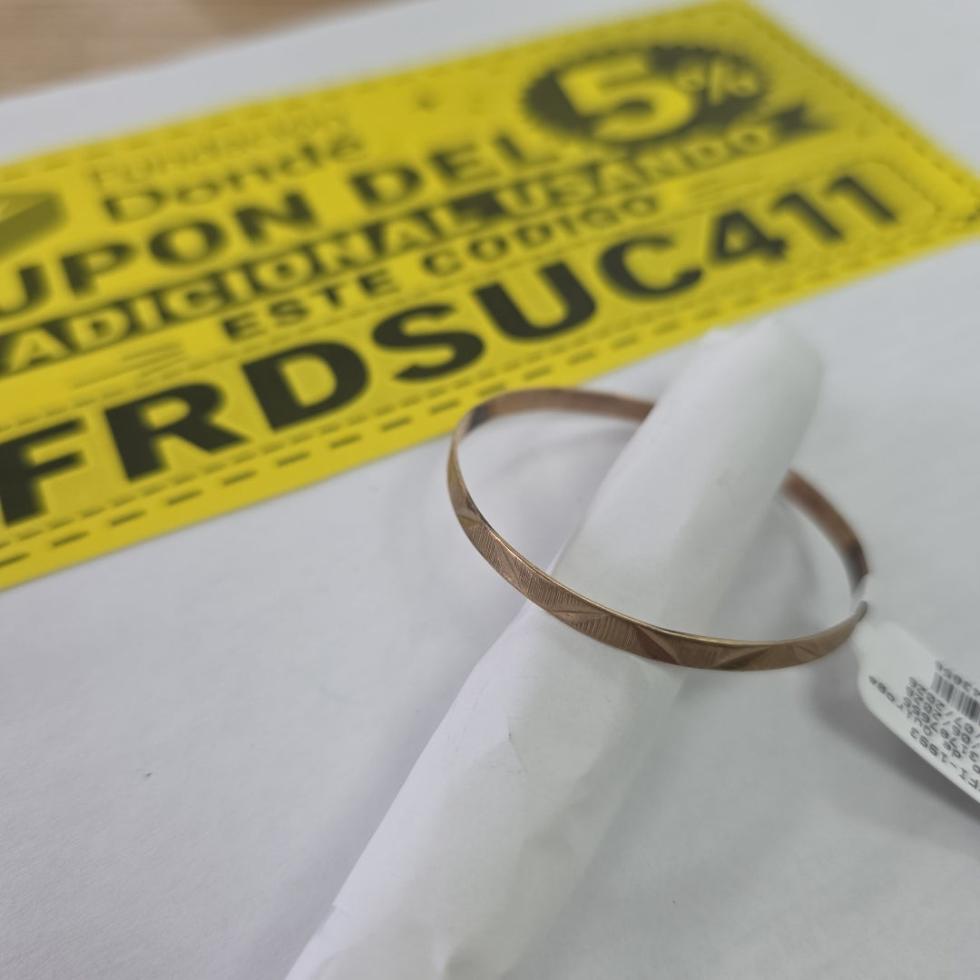 PULSERA RIGIDA ORO 10 K 3,30 GRMS (SEMINUEVO)
