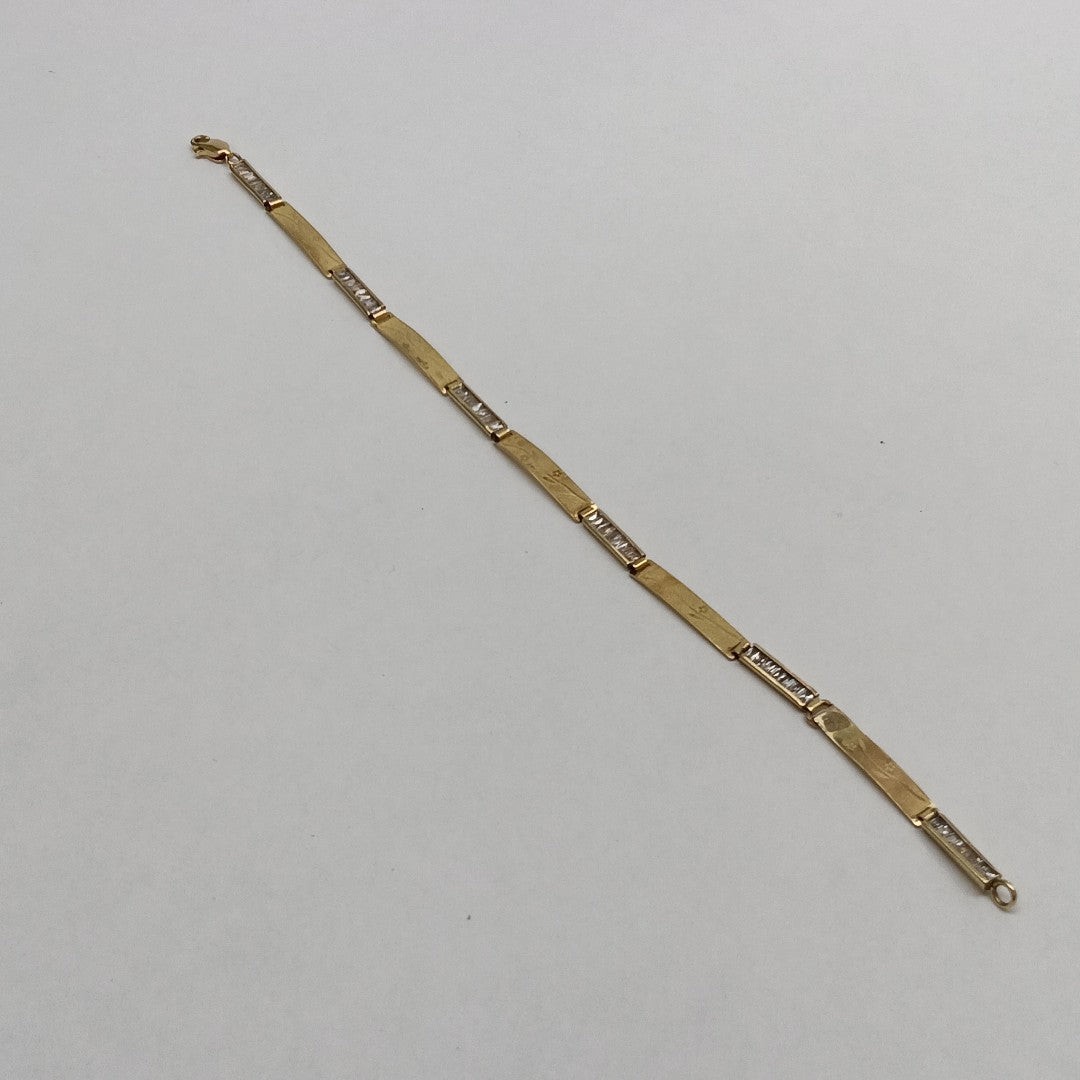 PULSERA ORO 14 K 3.6 GRMS (SEMINUEVO)