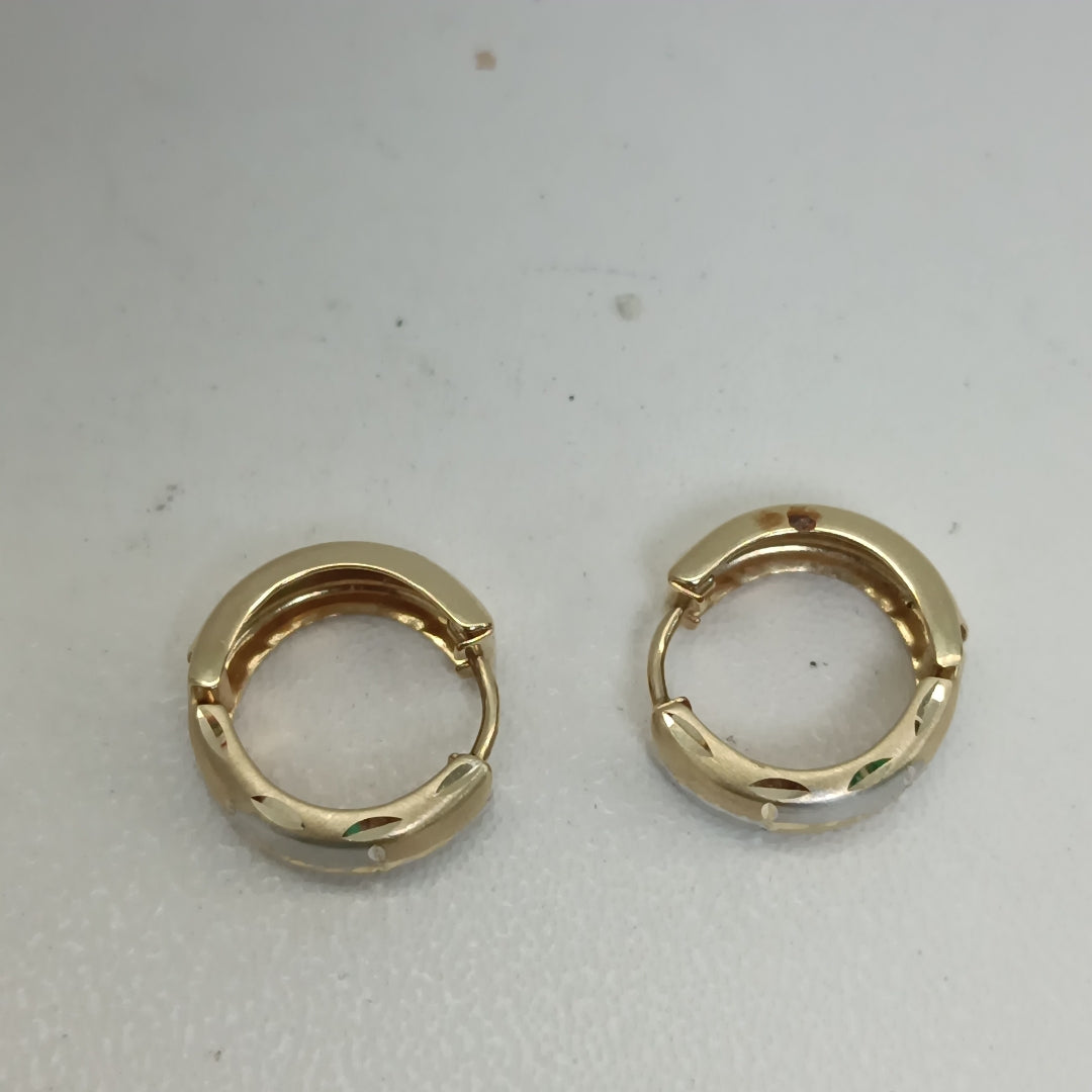 ARRACADAS PAR ORO 14 K 2.1 GRMS (SEMINUEVO)