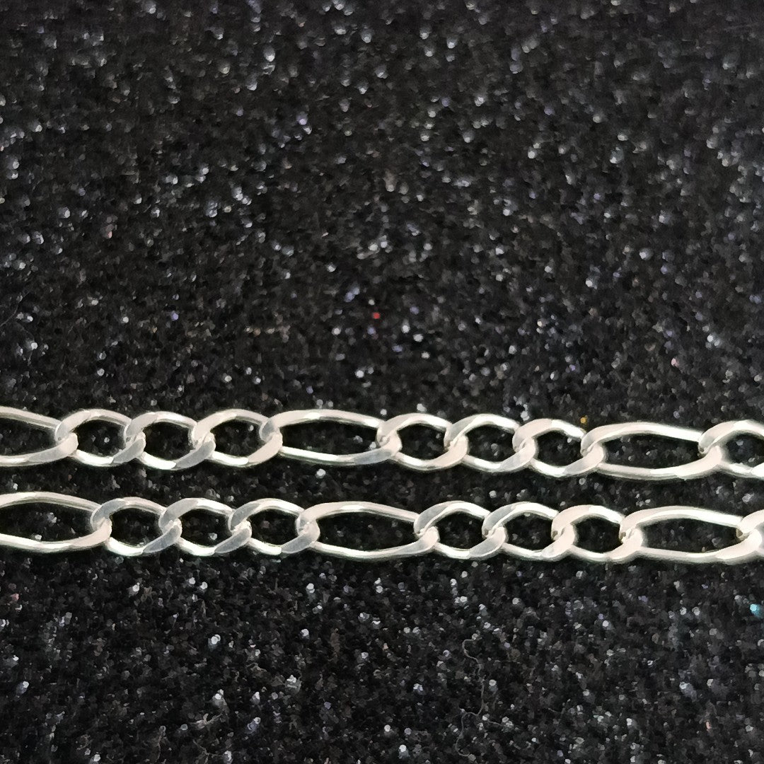 CADENA 3X1 PLATA .925 55 CM 4.33 GR (NUEVO)