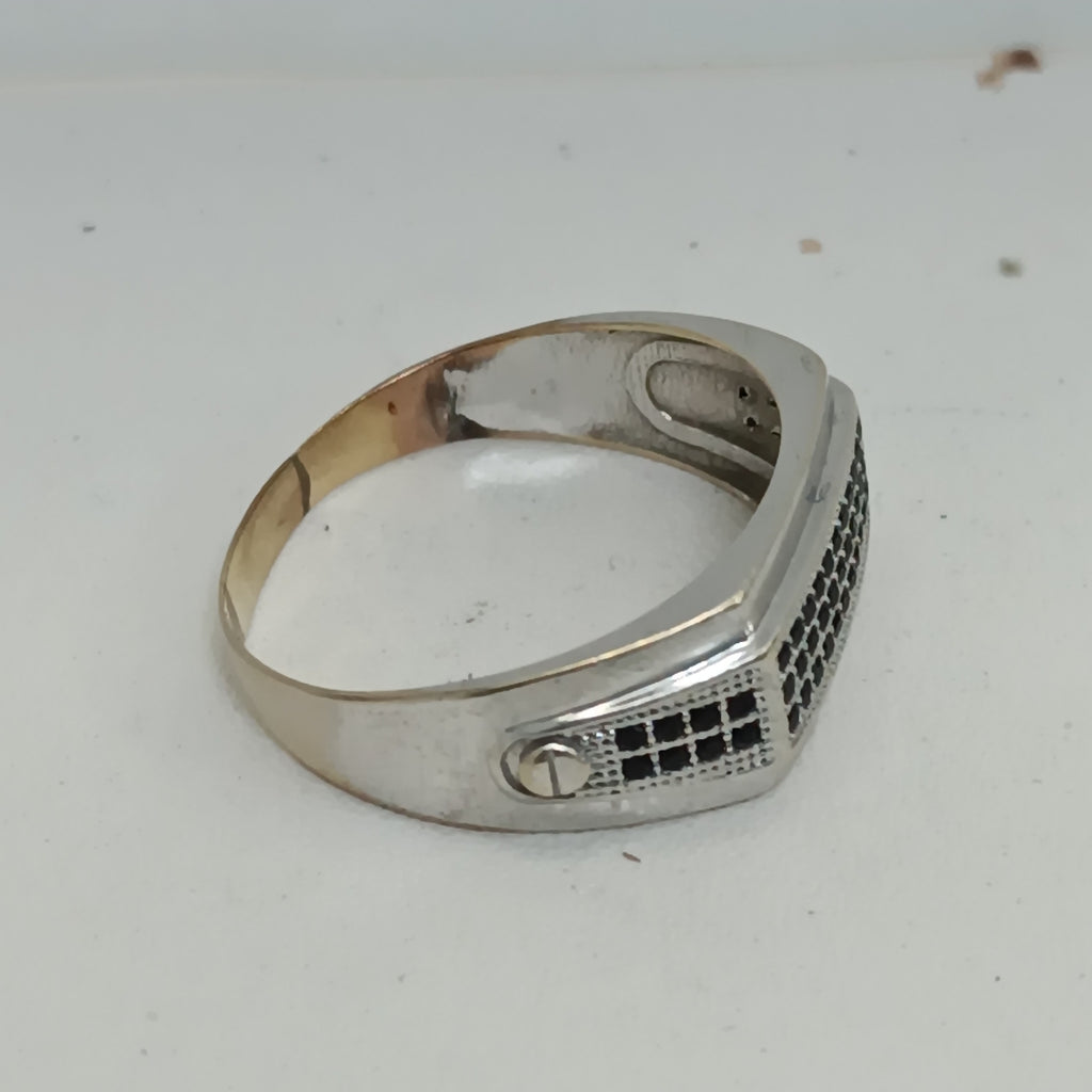 ANILLITO ORO BLANCO 14 K 4.1 GRMS (SEMINUEVO)