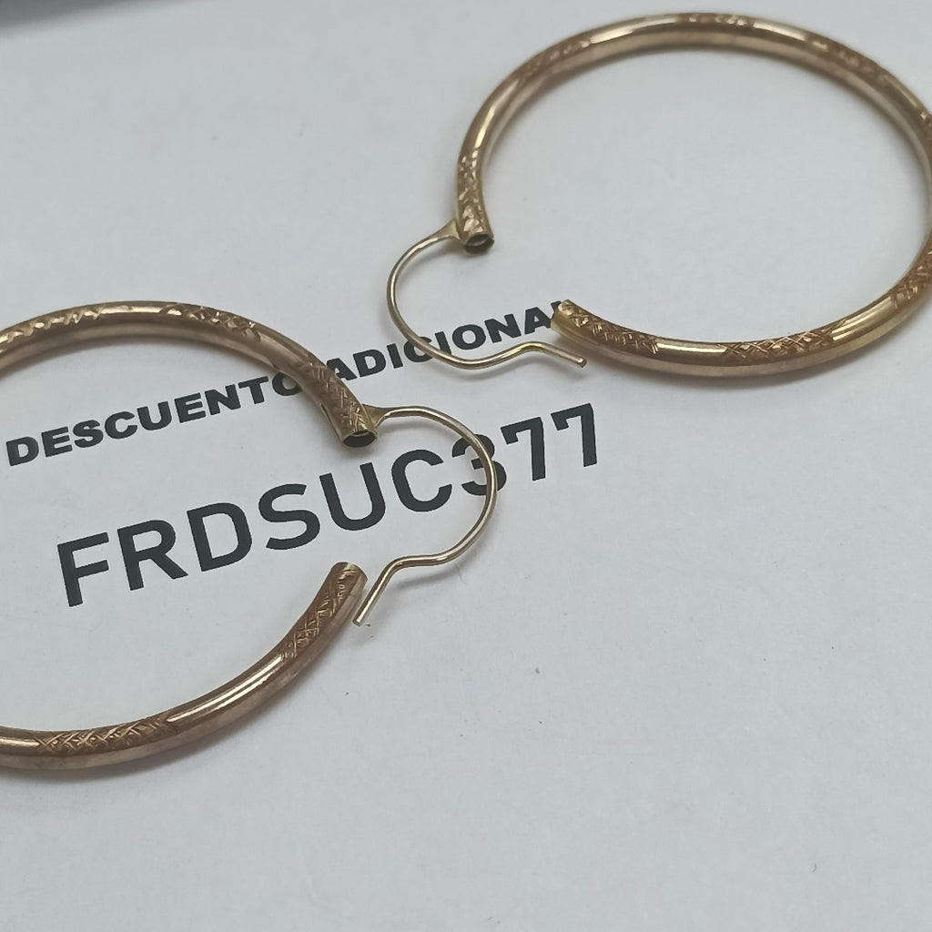 ARRACADAS PAR ORO 8 K 6,00 GRMS (SEMINUEVO)