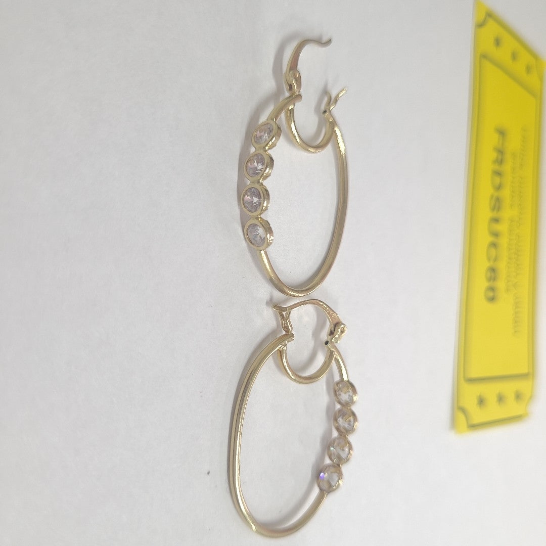 ARRACADAS PAR ORO 10 K 3,90 GRMS (SEMINUEVO)