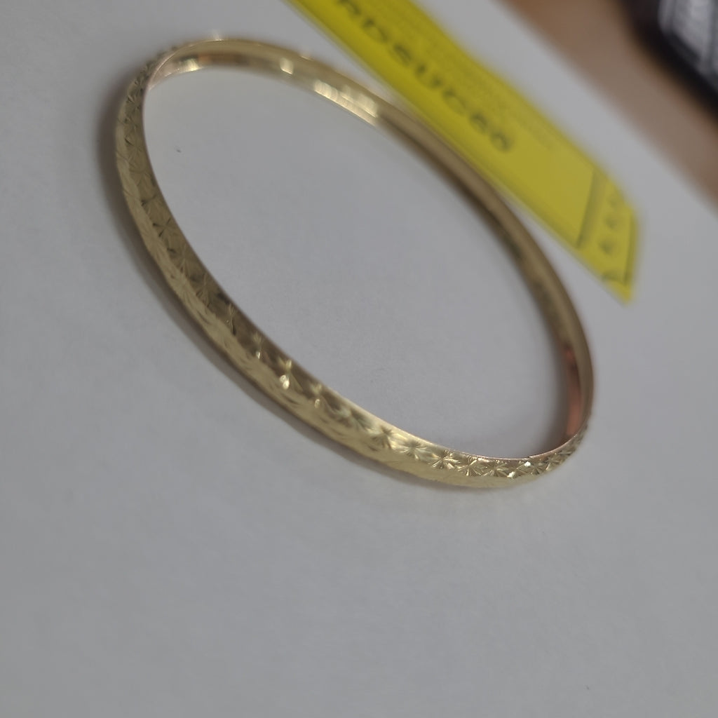PULSERA RIGIDA ORO 10 K 3,90 GRMS (SEMINUEVO)