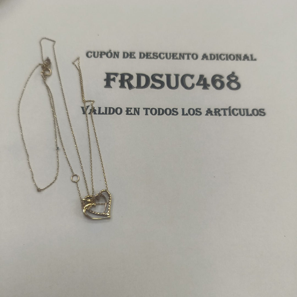 CADENA,DIJE ORO 14 K 1,50 GRMS (SEMINUEVO)