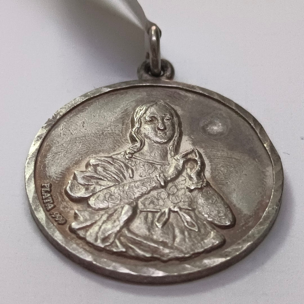 MEDALLA PERSONAL PLATA 10,90 GRMS (SEMINUEVO)