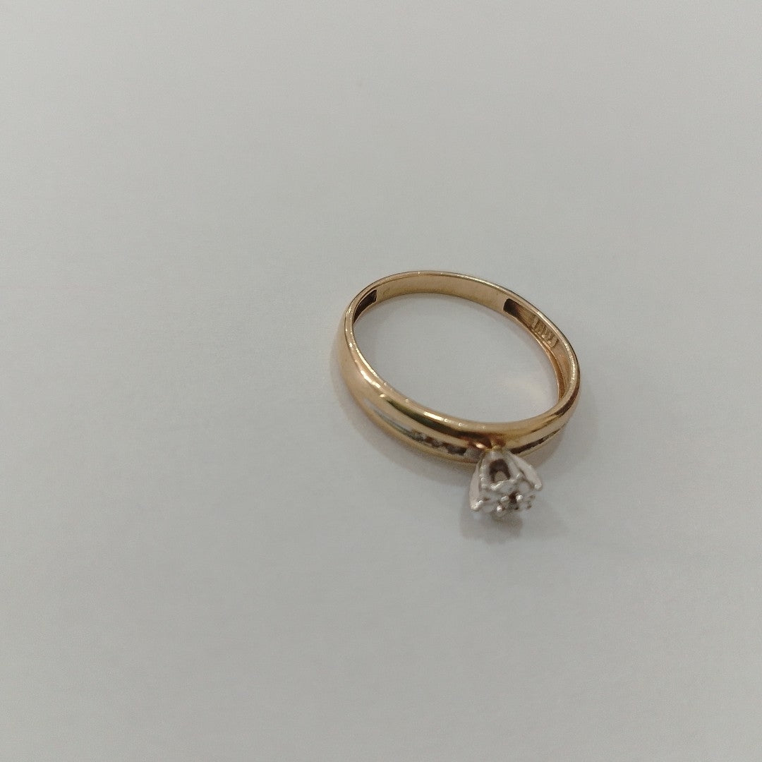 ANILLO ORO 10 K 1,60 GRMS (SEMINUEVO)