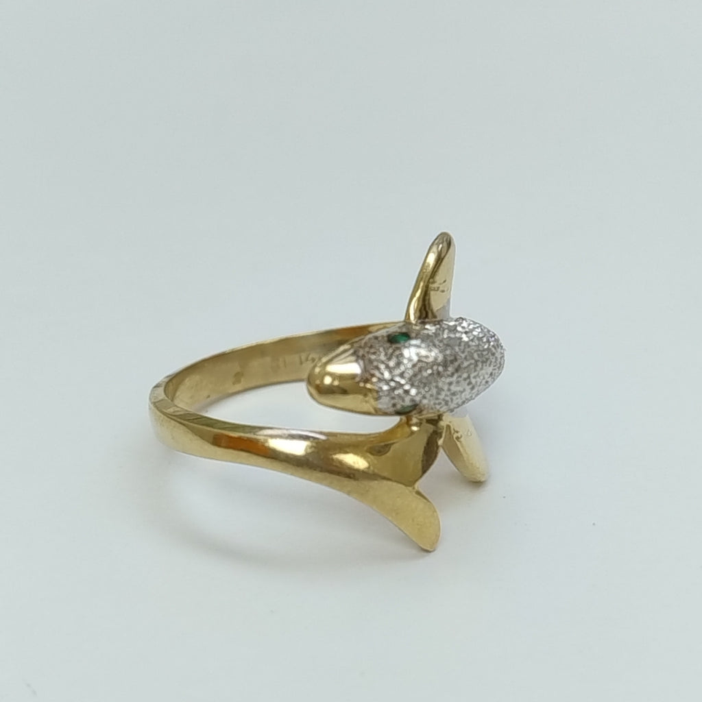 ANILLO ORO, RODIADO 14 K 4.2 GRMS (SEMINUEVO)