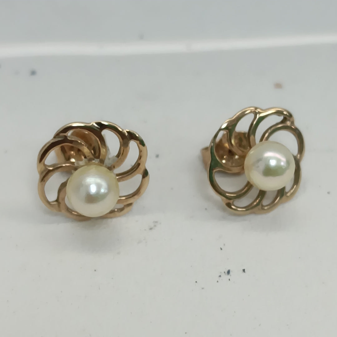 ARETES PAR ORO 10 K 1,60 GRMS (SEMINUEVO)
