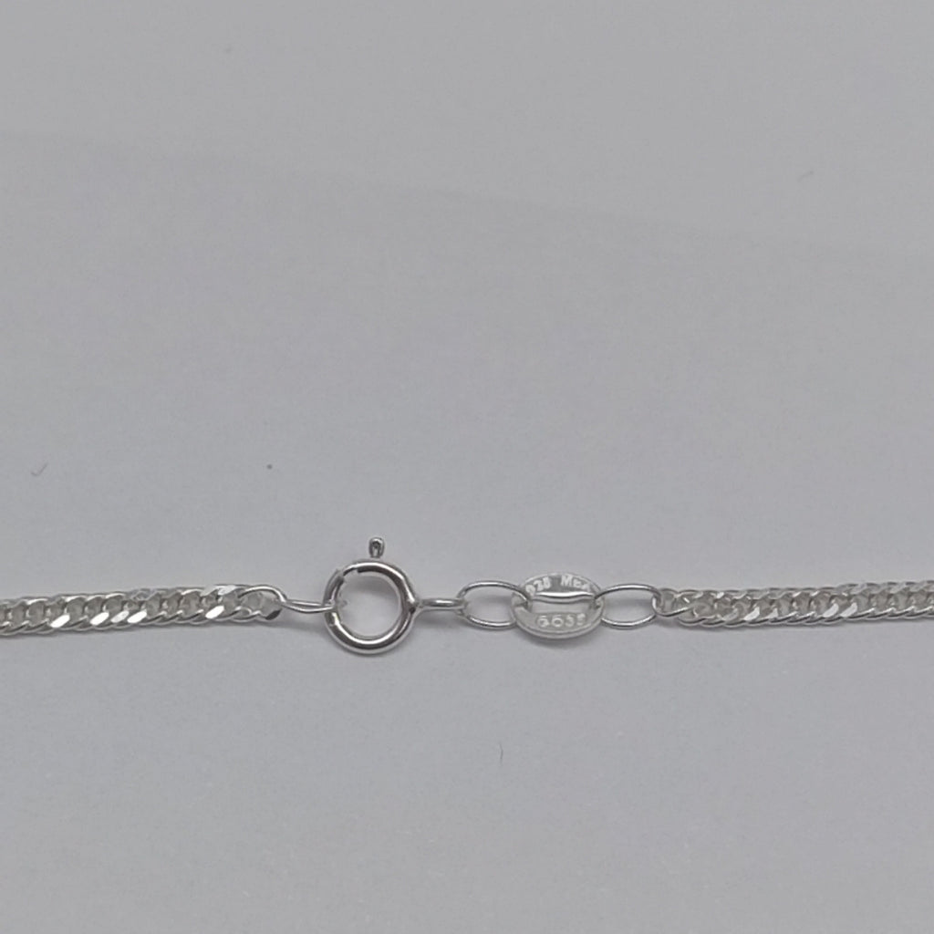 CADENA BARBADA PLATA .925 60 CM 4.92 GR (NUEVO)