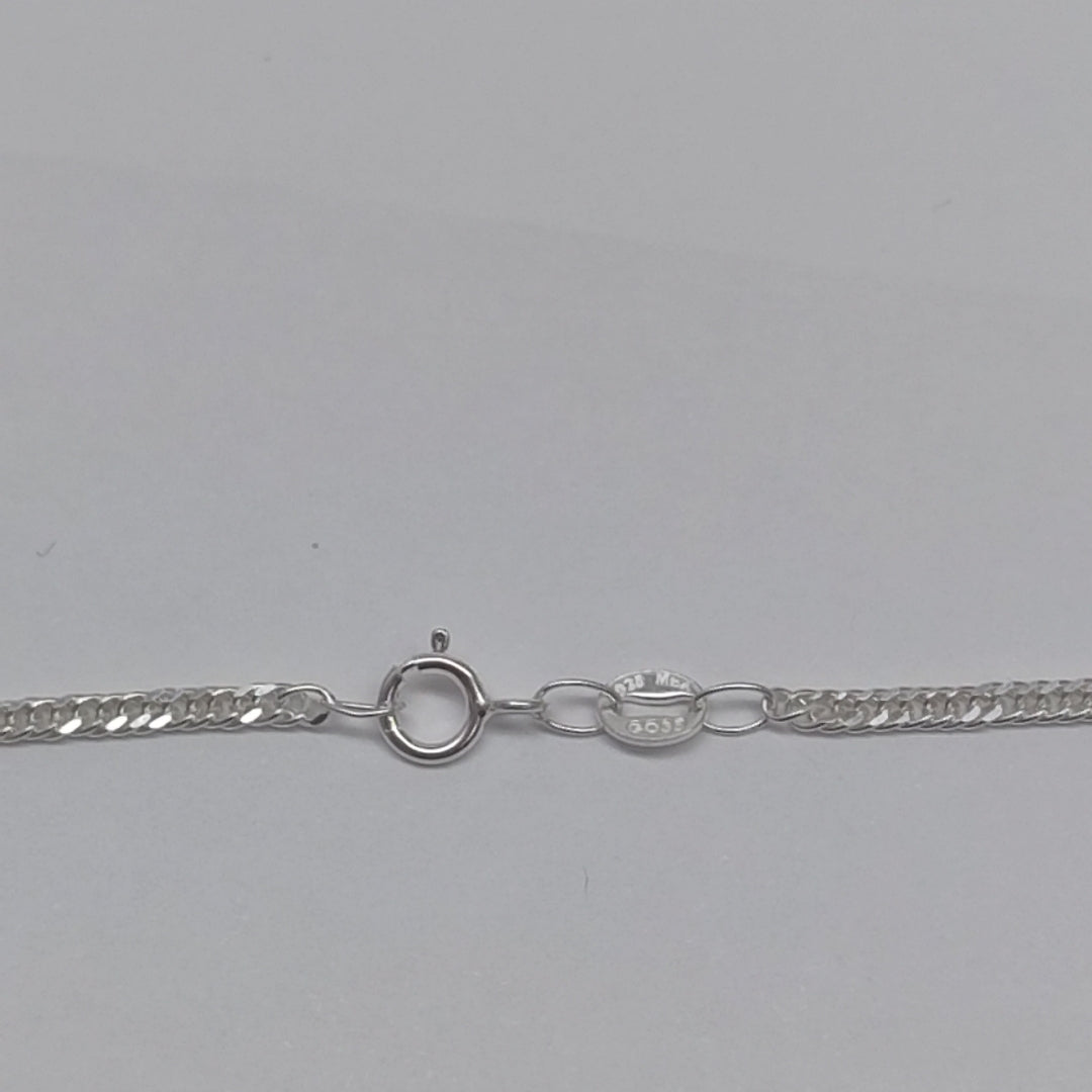 CADENA BARBADA PLATA .925 60 CM 4.92 GR (NUEVO)