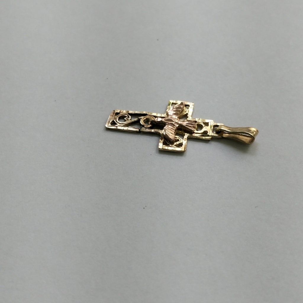 CRUZ, DIJE ORO 14 K 1.3 GRMS (SEMINUEVO)