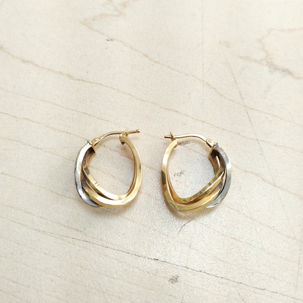 ARRACADAS PAR ORO 14 K 2,50 GRMS (SEMINUEVO)