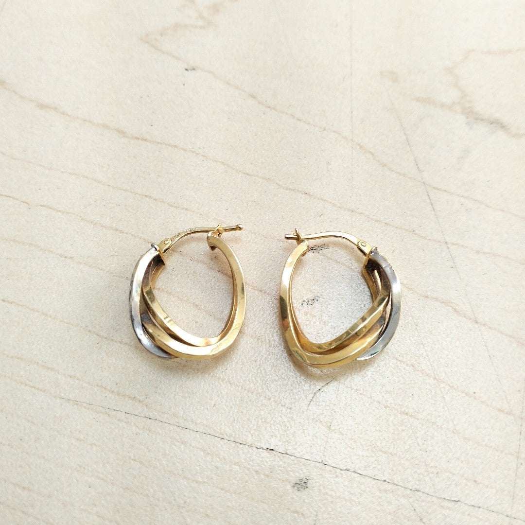 ARRACADAS PAR ORO 14 K 2,50 GRMS (SEMINUEVO)