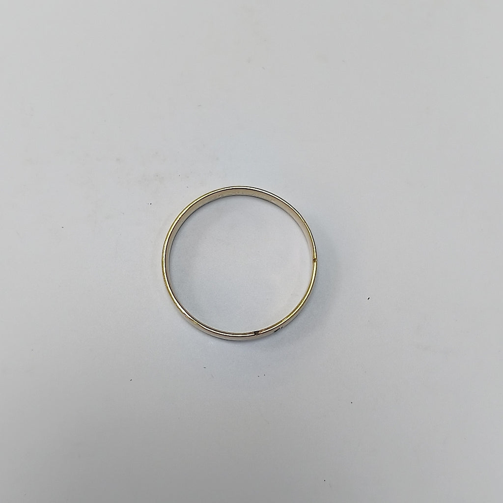 ARGOLLA ORO,ORO COMBINADO 14 K 3,40 GRMS (SEMINUEVO)
