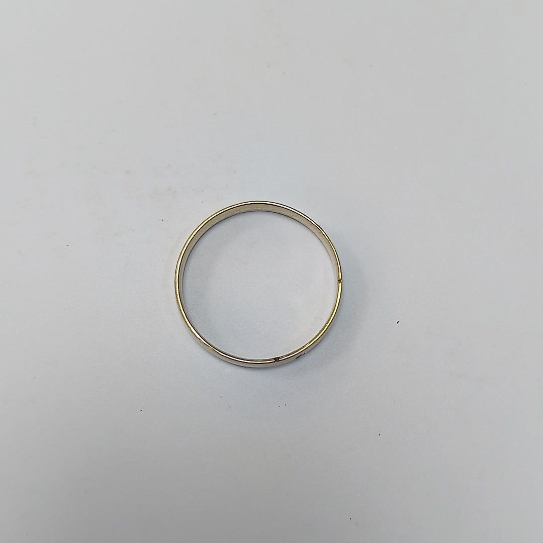 ARGOLLA ORO,ORO COMBINADO 14 K 3,40 GRMS (SEMINUEVO)