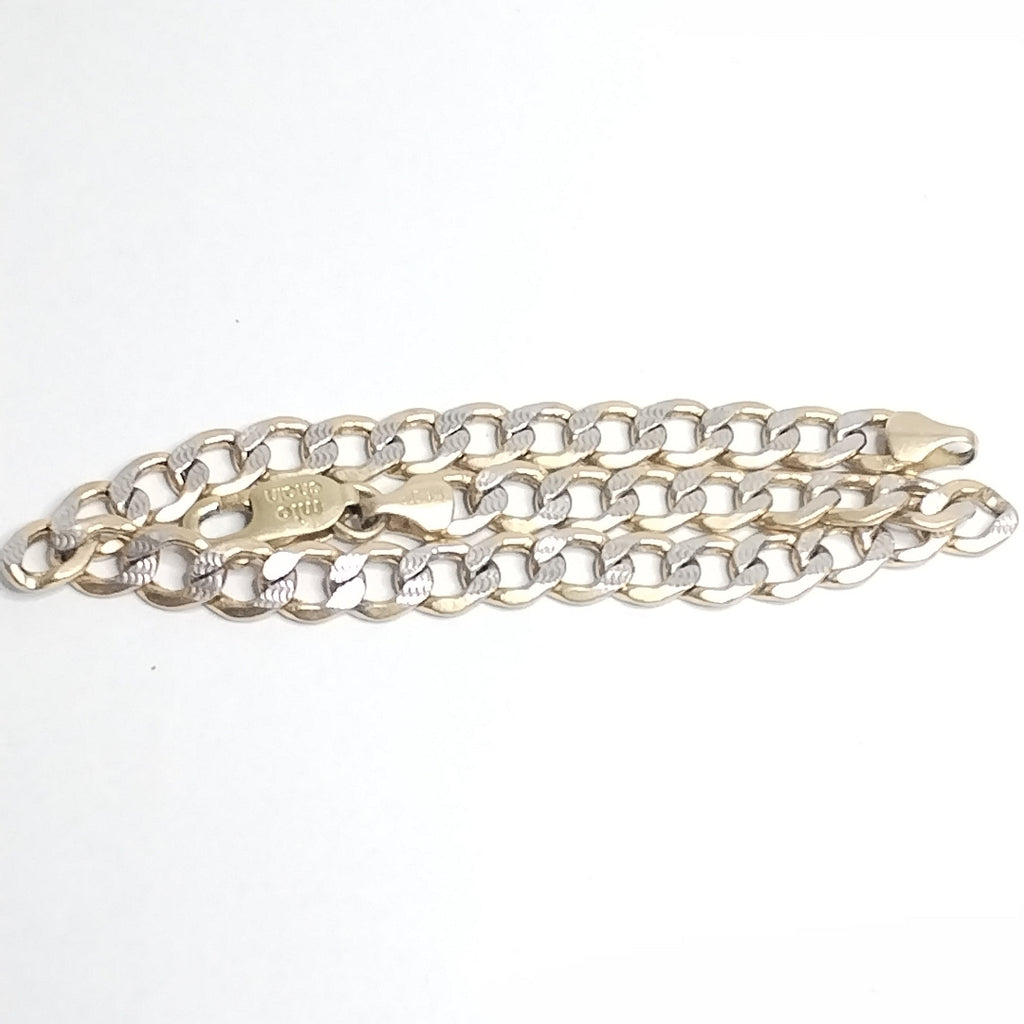 PULSERA ORO COMBINADO 14 K 6.6 GRMS (SEMINUEVO)
