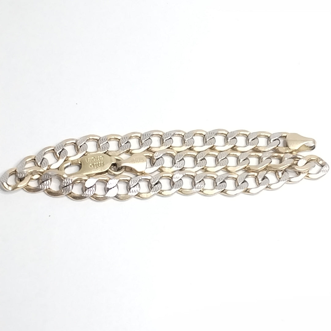 PULSERA ORO COMBINADO 14 K 6.6 GRMS (SEMINUEVO)