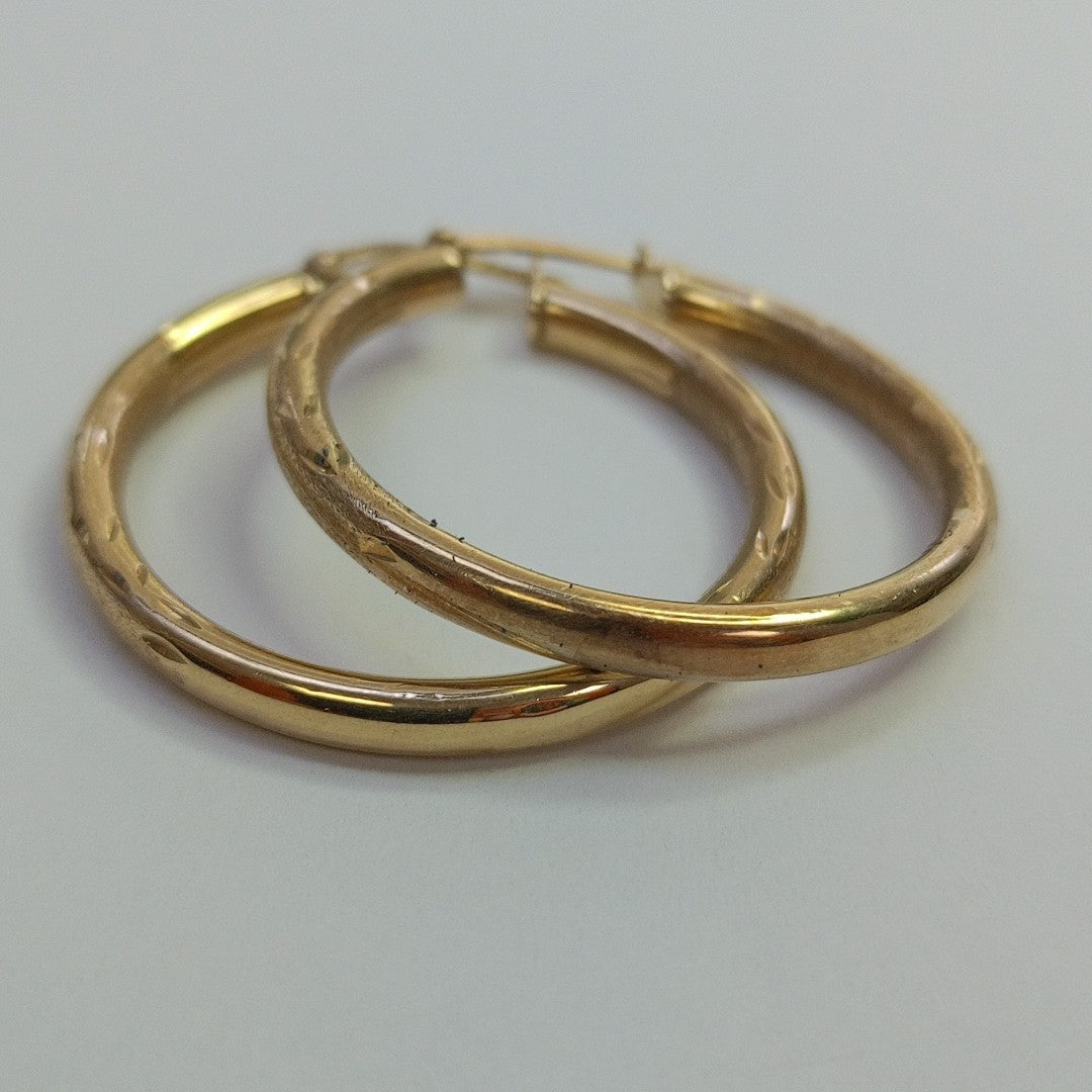 ARRACADAS PAR ORO 10 K 3.7 GRMS (SEMINUEVO)
