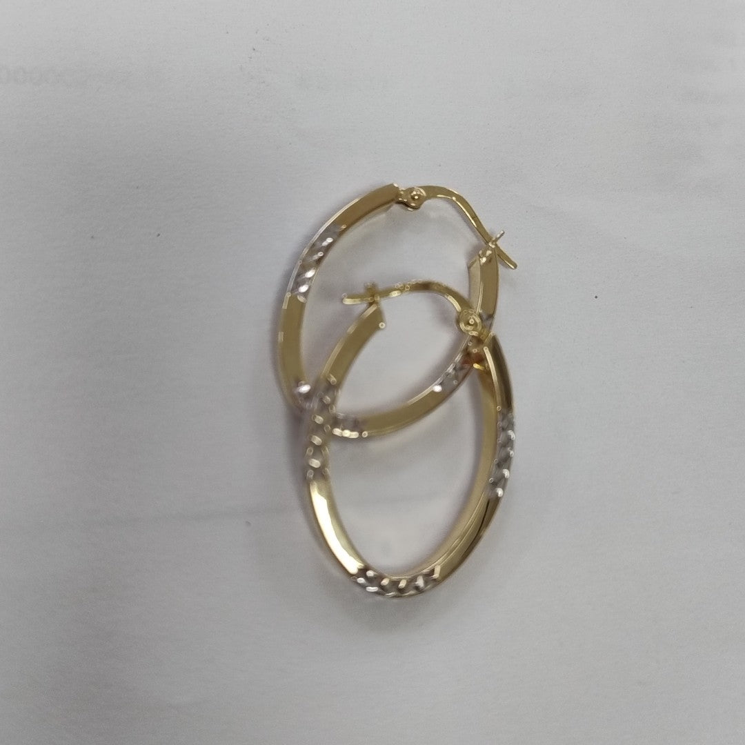 ARRACADAS PAR ORO 14 K 2.4 GRMS (SEMINUEVO)