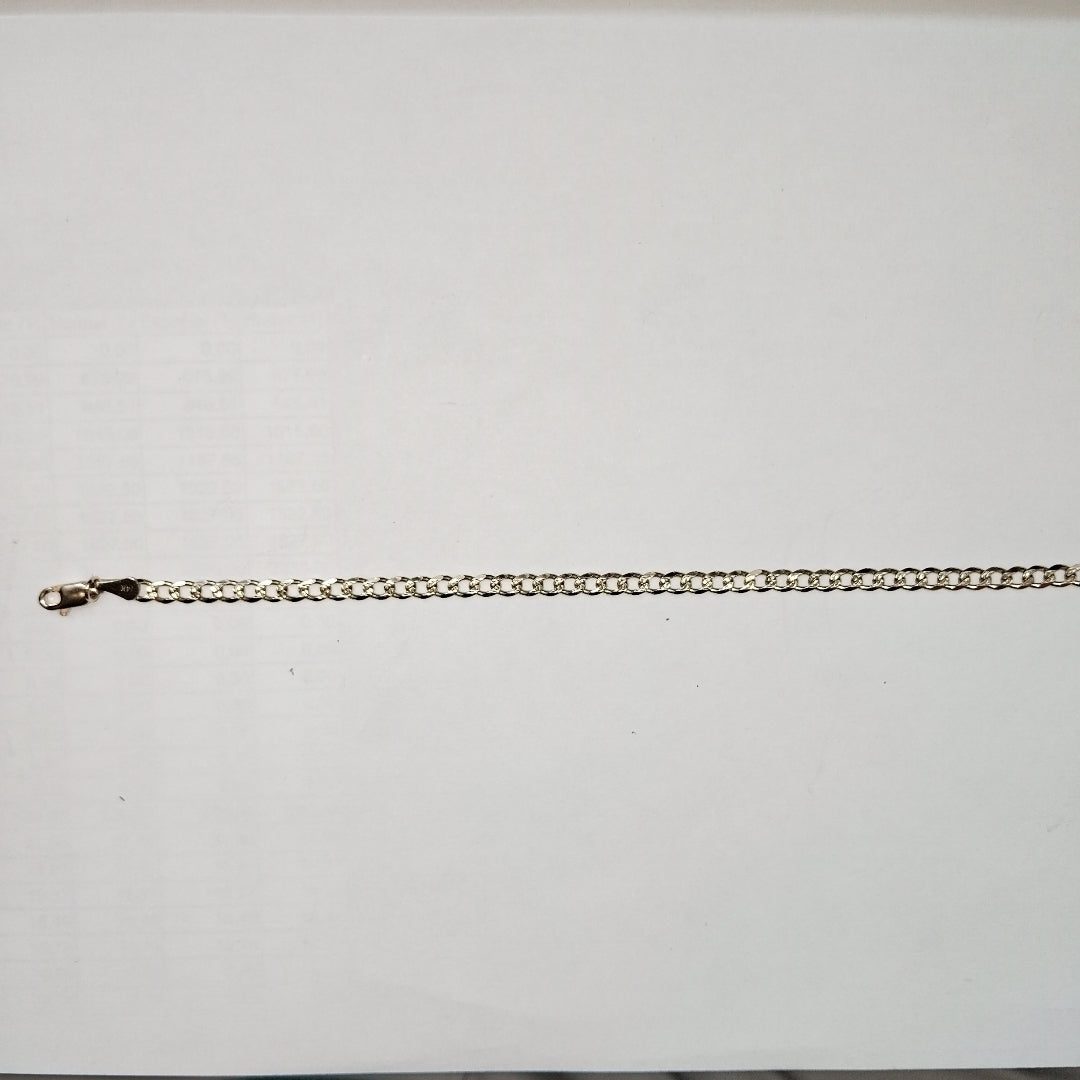 PULSERAS BARBADA ORO 14K 18 CM 4.6 GR (NUEVO)