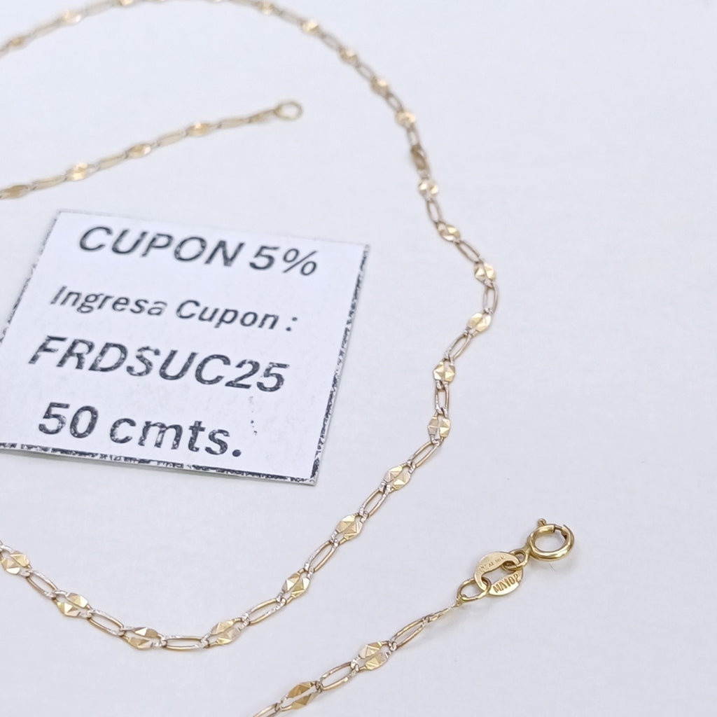 CADENA ORO 14 K 1,70 GRMS (SEMINUEVO)