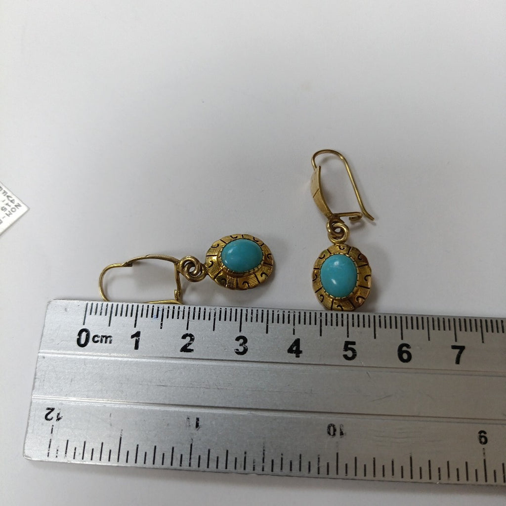 ARETES PAR ORO 14 K 3.8 GRMS (SEMINUEVO)