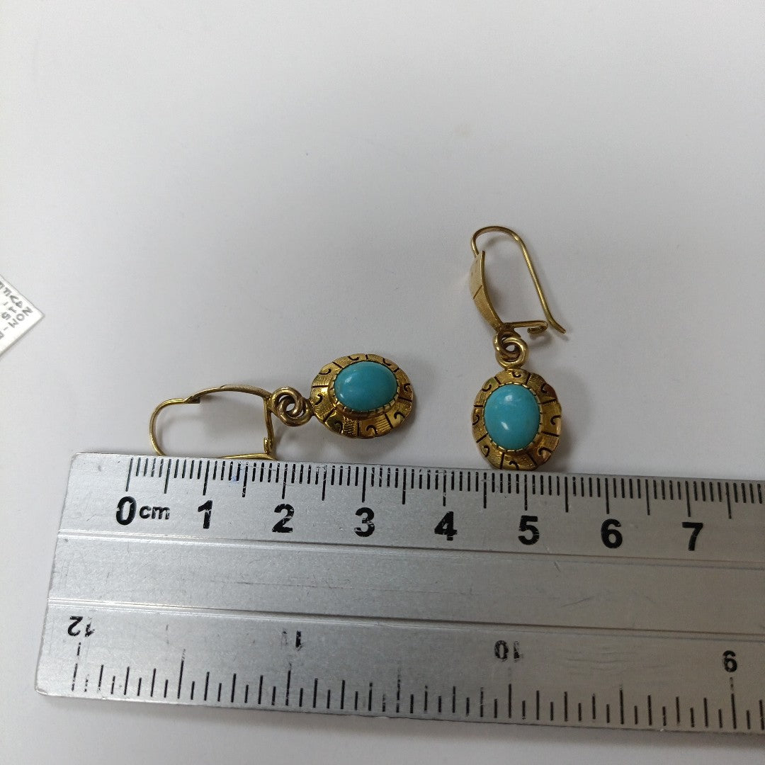ARETES PAR ORO 14 K 3.8 GRMS (SEMINUEVO)