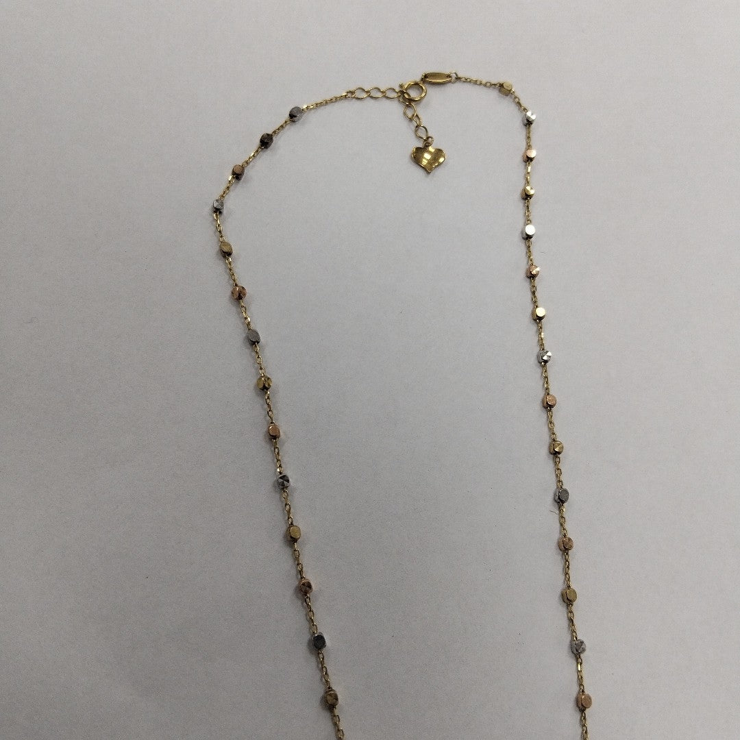 CADENA ORO COMBINADO 10 K 3,00 GRMS (SEMINUEVO)