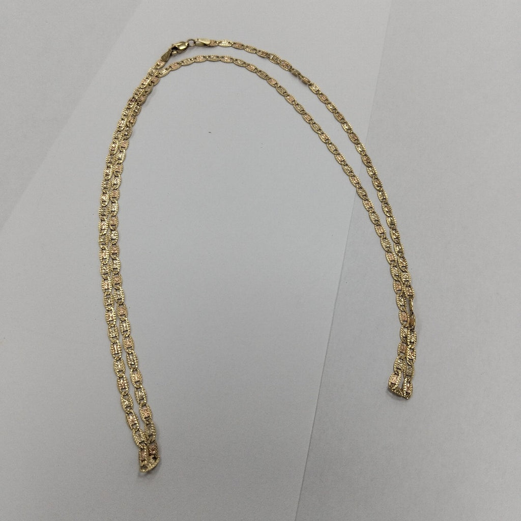 CADENA ORO COMBINADO 14 K 6.1 GRMS (SEMINUEVO)