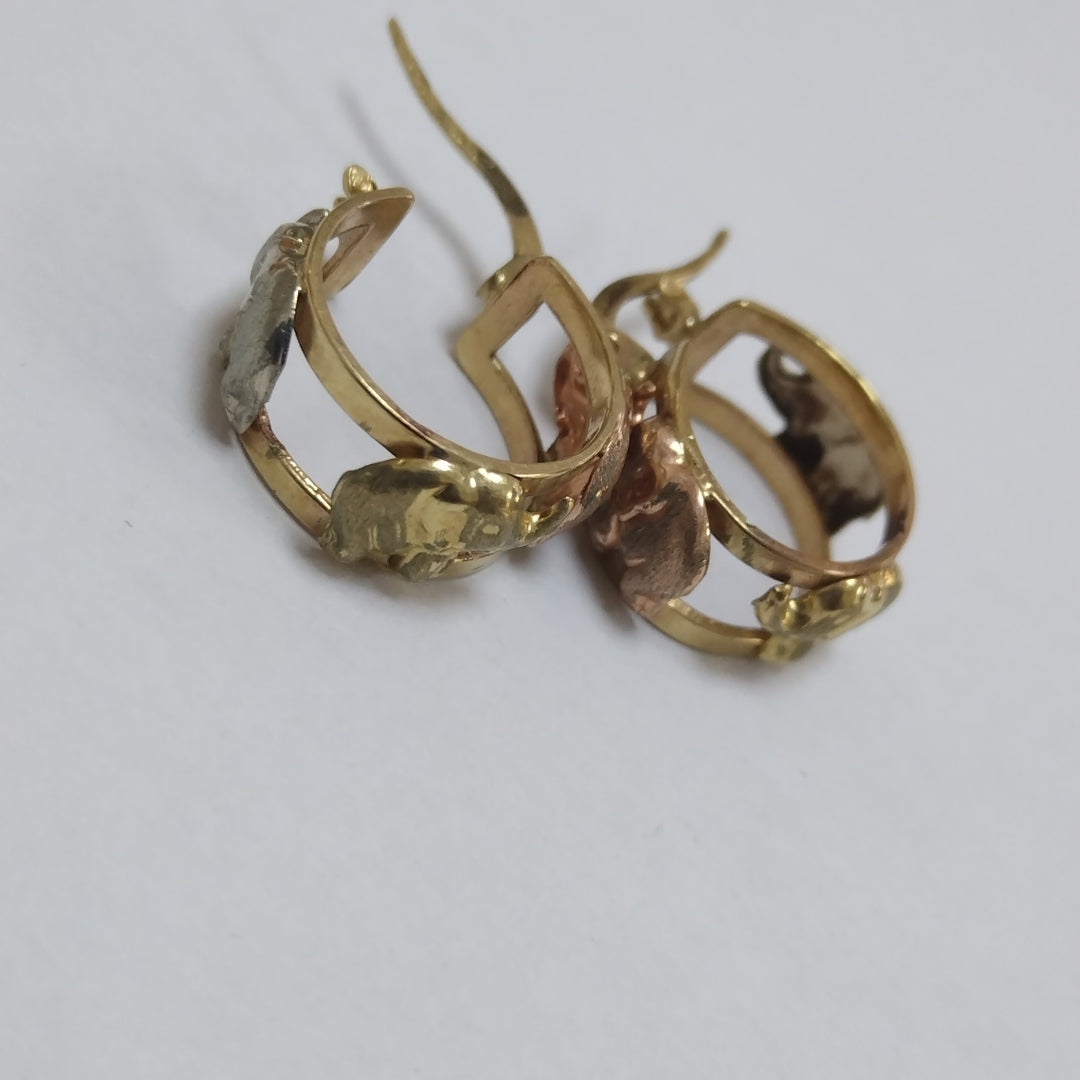 ARETES PAR ORO 10 K 3,30 GRMS (SEMINUEVO)