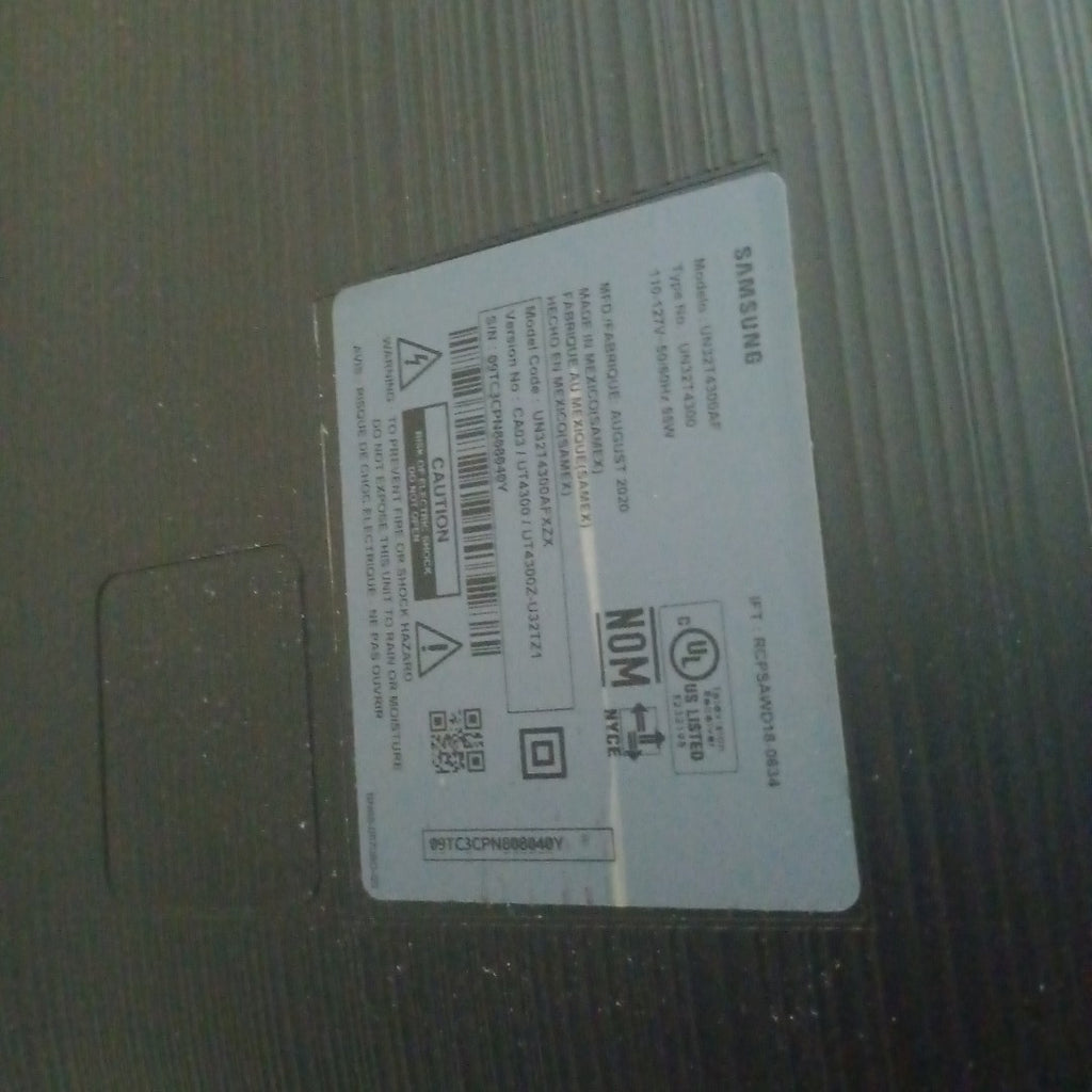 PANTALLA SAMSUNG UN32T4300AF (2020) 32" LED HD (SEMINUEVO)