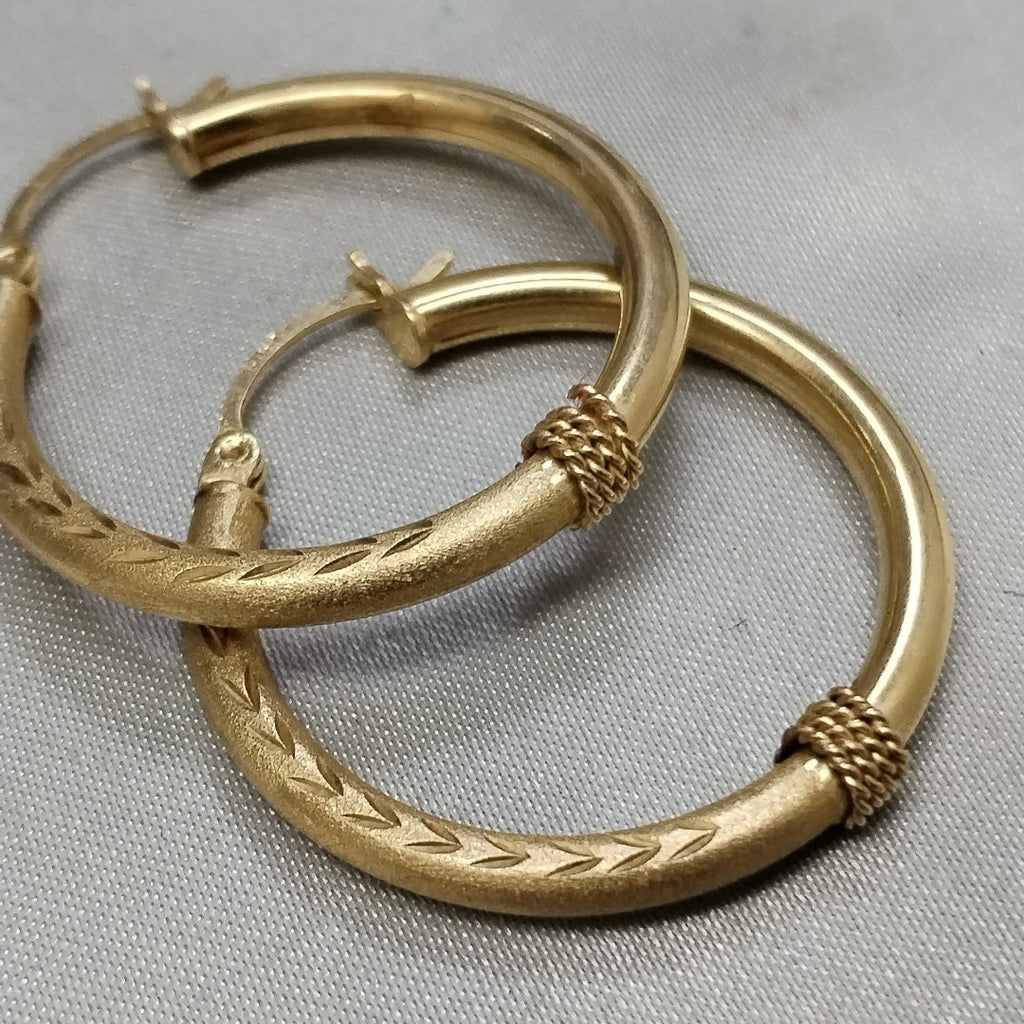 ARRACADAS PAR ORO 10 K 3,40 GRMS (SEMINUEVO)