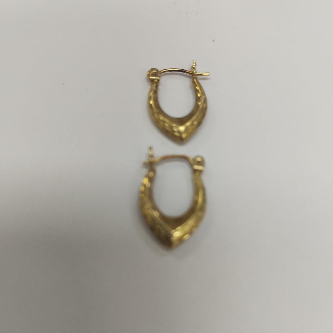 ARRACADAS PAR ORO 14 K 0.9 GRMS (SEMINUEVO)