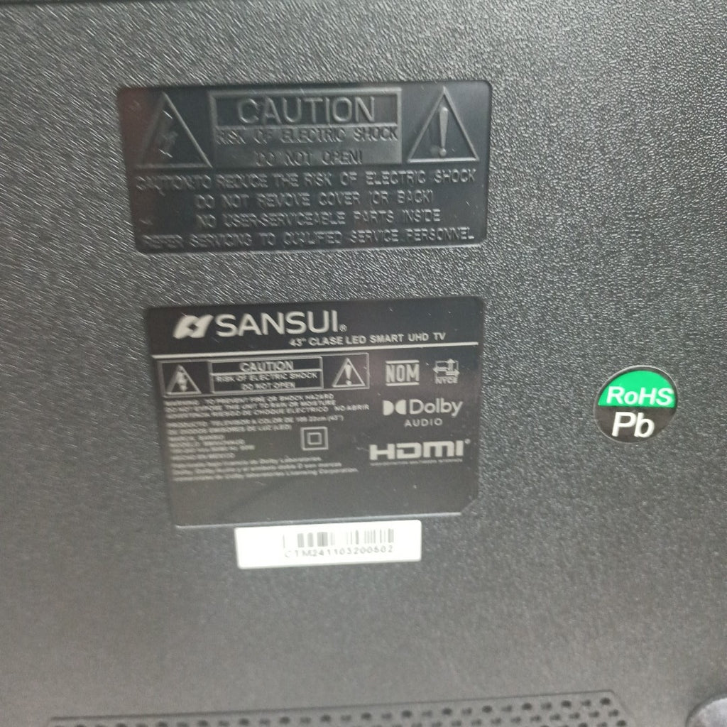 PANTALLA SANSUI SMX43VAUG (2023) 43" LED 4K (SEMINUEVO)