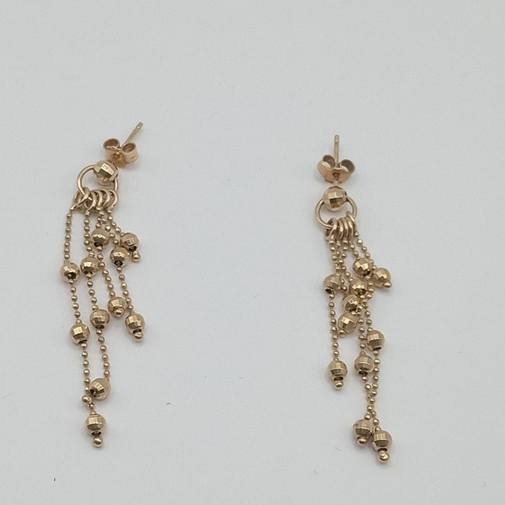 ARETES PAR ORO 14 K 3.7 GRMS (SEMINUEVO)