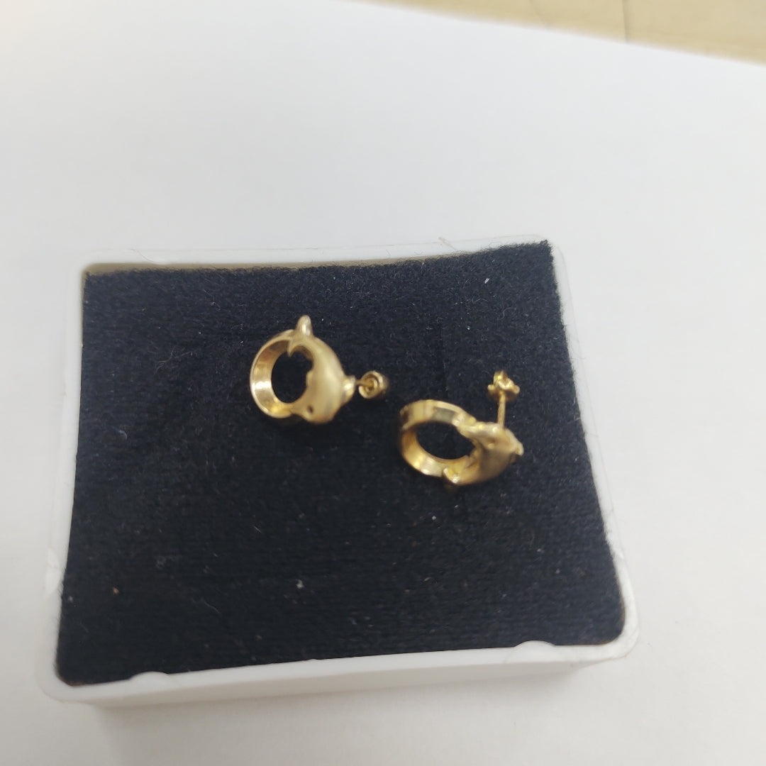 BROQUELES PAR ORO 14 K 0.4 GRMS (SEMINUEVO)