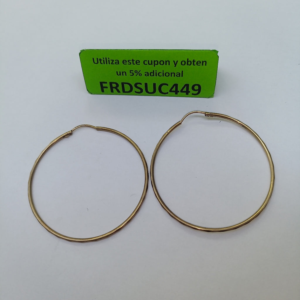 ARRACADAS PAR ORO 10 K 3.6 GRMS (SEMINUEVO)