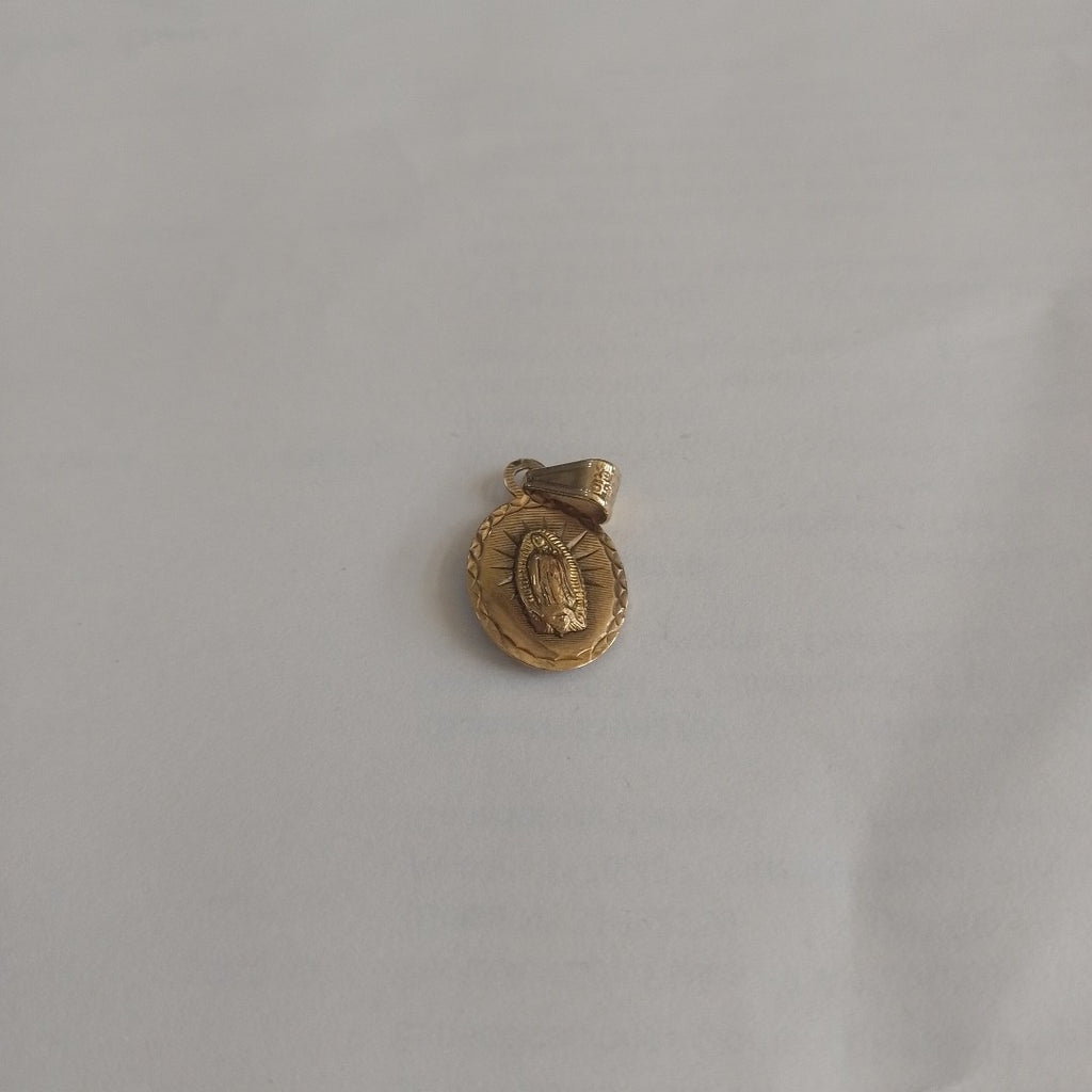 DIJE, MEDALLA RELIGIOSA ORO, ORO MUY BAJO 8 K 1.4 GRMS (SEMINUEVO)